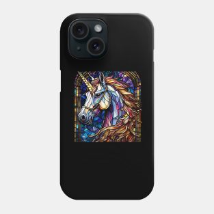 Stained Glass Unicorn Phone Case