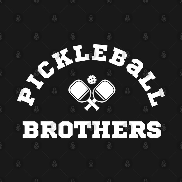 Pickleball BOTHERS,  paddle ball, fun shirt for brother or bros at heart to wear together at games. by KIRBY-Z Studio