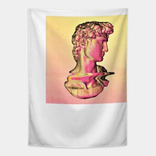 Aesthetic Statue Glitch Matrix ∆∆∆∆ Graphic Design/Illustration Tapestry