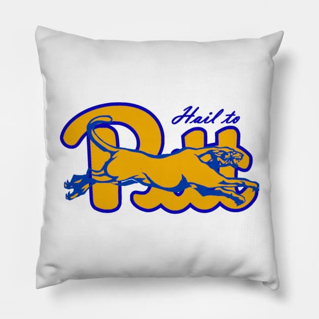 Hail to Pitt Pillow by Iron City Stories