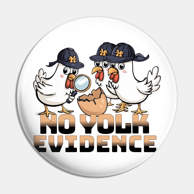 Chicken Detectives Wings of Justice Pin by TaansCreation 