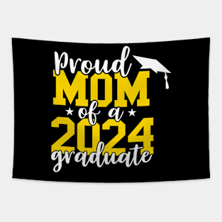 Proud Aunt Of A 2024 Graduate For Family Graduation Tapestry