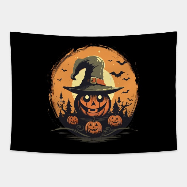 Spooky Pumpkin Tapestry by YourRequests