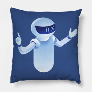 Robot T-shirt Pillow