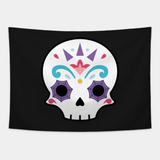 Sugar skull cobweb Tapestry