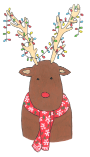 Christmas reindeer Magnet