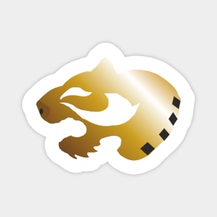 GOLD Jaguar Magnet