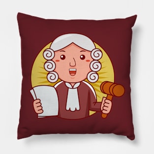 Judge Man Pillow