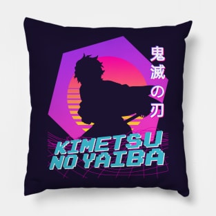 Demon Slayer - Vaporwave Pillow