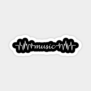 Music Heartbeat Magnet