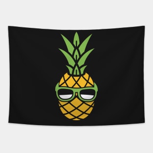 Cool Vacation Pineapple Tapestry