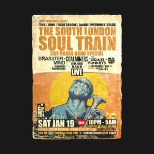 POSTER TOUR - SOUL TRAIN THE SOUTH LONDON 159 T-Shirt