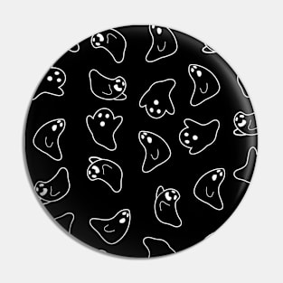 Spooky ghost pattern Pin