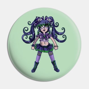 Punk Girl Pin