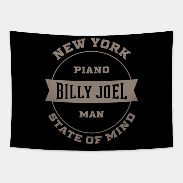 Billy Joel - New York State of Mind Tapestry by Diogo Calheiros