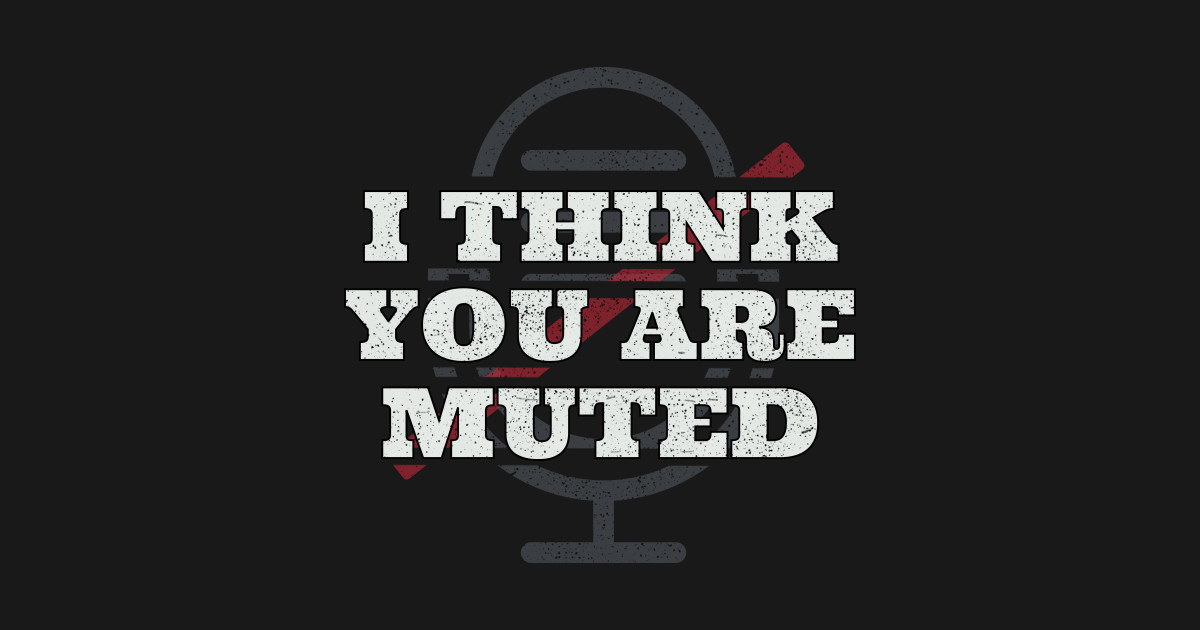 I think you are muted Mute Long Sleeve TShirt TeePublic