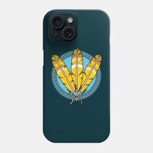 The Golden Feathers Phone Case