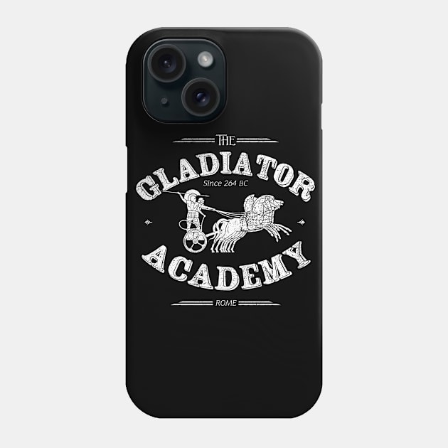 Gladiator Academy, distressed Phone Case by hauntedjack