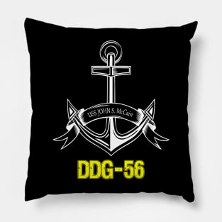 uss john mccain gift ddg56 Pillow