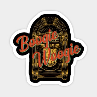 Boogie Woogie Vintage Jukebox Magnet