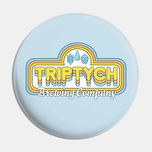 Retro Rounded Logo Pin