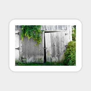 Weathered Barn Doors 2 Magnet
