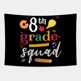 8th Grade Squad Back To School Tapestry