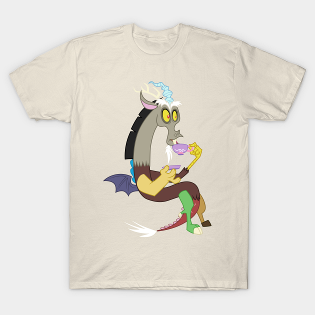 Discover Discord drinking tea - My Little Pony - T-Shirt