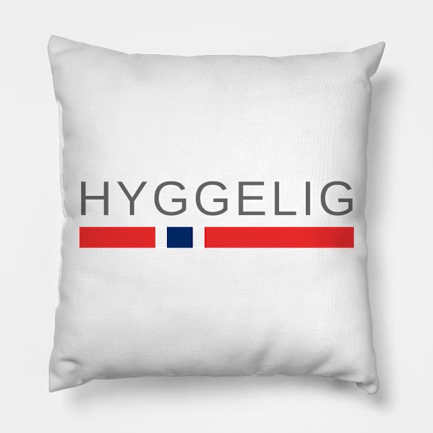 Hyggelig | Norway Pillow by tshirtsnorway