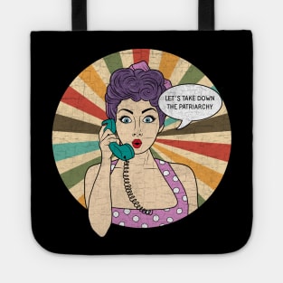 Smash the Patriarchy- Vintage Tote