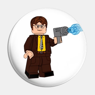 Lego Dwight Schrute Pin