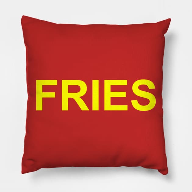 FRIES Pillow by KyleRoze