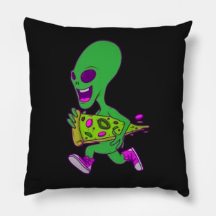 Alien pizza Pillow