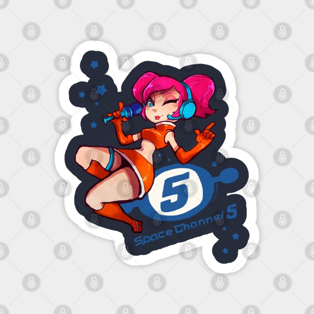 Space Channel 5 - Ulala Magnet by Mikoto