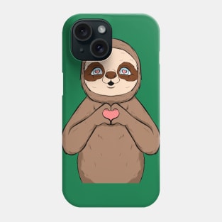 sloth cute, funny and loving Phone Case