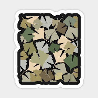 Ginkgo biloba leaves Magnet