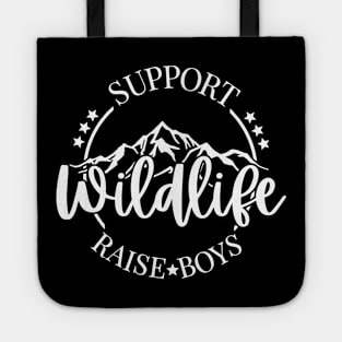 Support Wildlife Raise Boys Tote