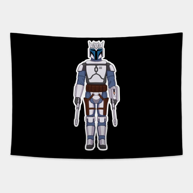 Jaycepticon “Kenncepticon” Vintage Figure Shirt Tapestry by Jaycepticon