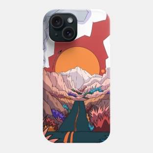 The mountain pass Phone Case