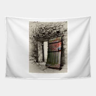 Shetland Croft Doorway Tapestry