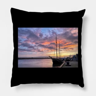 December Daybreak on the River Blyth Pillow