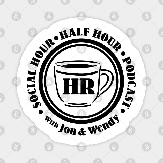 #HRSocialHour Podcast Logo Magnet by HRSocialHour