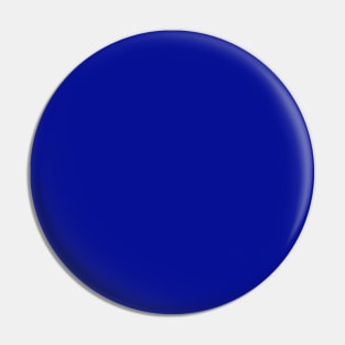 Admiral Blue Plain Solid Color Pin