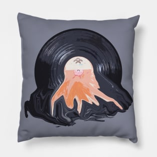 vinyl disc Pillow