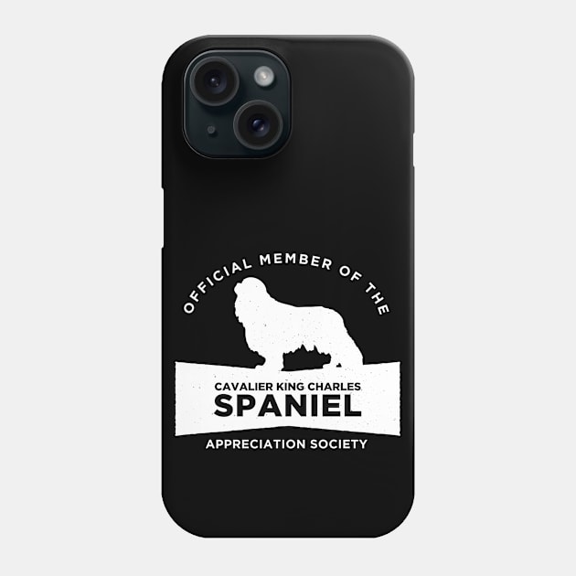 King Charles Spaniel Appreciation Society Phone Case by Rumble Dog Tees