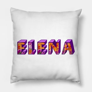 Top 10 best personalised gifts 2022  - Elena personalised,personalized floral - custom name in ombre Pillow