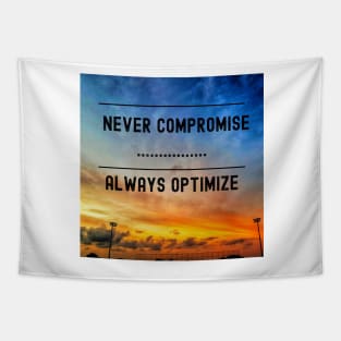 Never Comptomise Tapestry