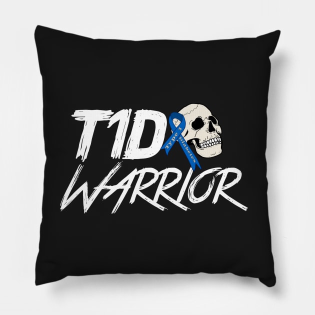 T1D Warrior Pillow by CatGirl101