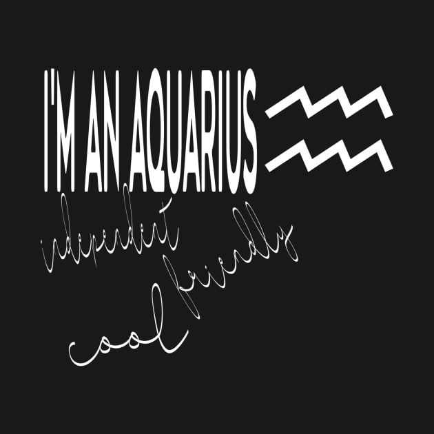 I'm an AQUARIUS by Zodiac Lover