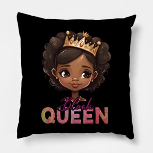 Black Queen, Black Queen, Black Woman, Black History Pillow